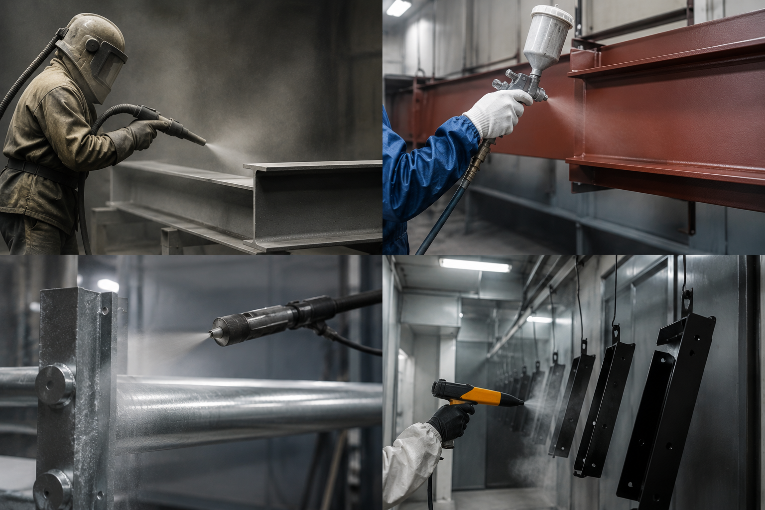 SURFACE TREATMENT Processes • Sandblasting • Anti-rust painting • Cold galvanizing • Epoxy polyurethane powder coating